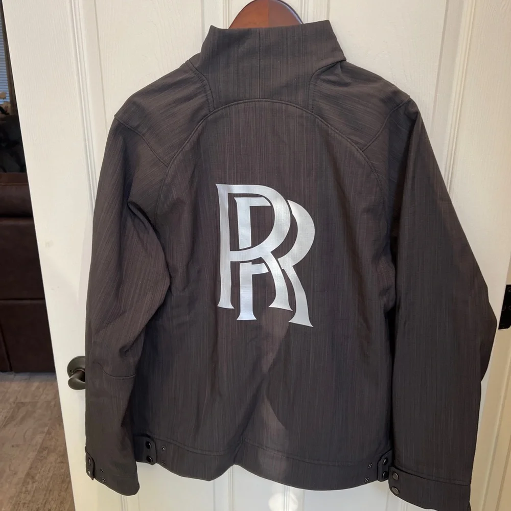 NWT Maximalist Rolls Royce Logo North End Sport Performance Jacket Charcoal Sz L